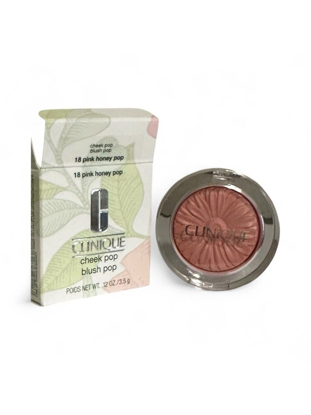 CLINIQUE Cheek Pop Blush Pop Blusher #18 Pink Honey Pop, Full Size (.12 oz), NEW